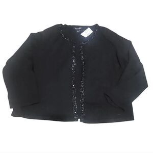 Roz & Ali beaded dressy cardigan